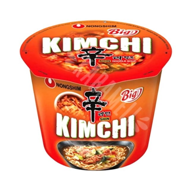 Lamen Nongshim Big Bowl Noodle Kimchi - Importado da Coreia