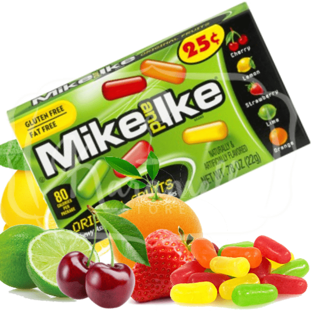 Mike and Ike Fruit Candy - Balas de Frutas - Importado dos EUA