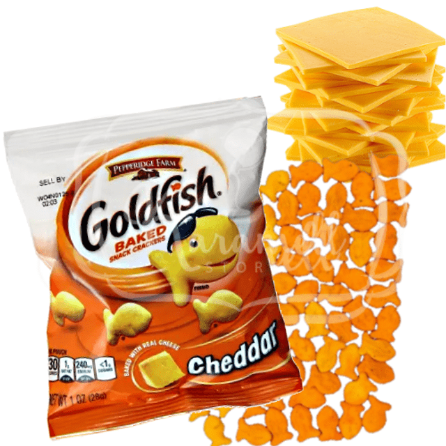 Biscoitos Goldfish sabor Cheddar Pepperidge Farm - Importado dos EUA