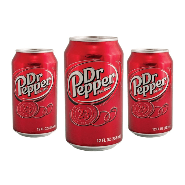 Refrigerantes Importados dos EUA - KIT 3 Latas - Dr. Pepper