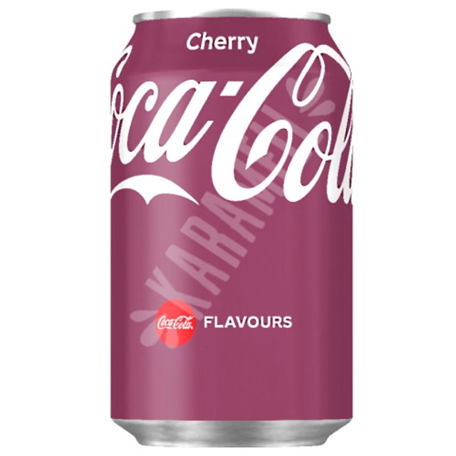 Refrigerantes Importados dos EUA - Coca Cola Cherry - Cereja - 1 Lata 355 Ml