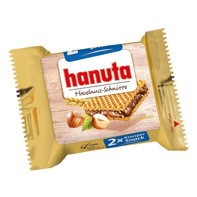 Hanuta Haselnuss Schnitte Chocolate Ferrero - ATACADO 12X - Importado