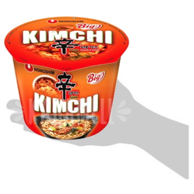 Lamen Nongshim Big Bowl Noodle Kimchi - Importado da Coreia