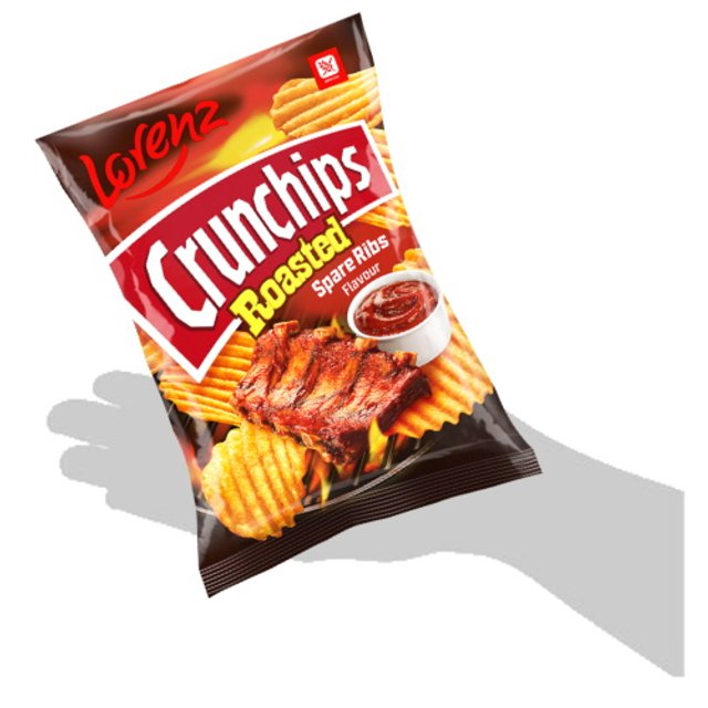Salgadinhos Batata Crunchips Roasted Spare Ribs - Importado Alemanha ...