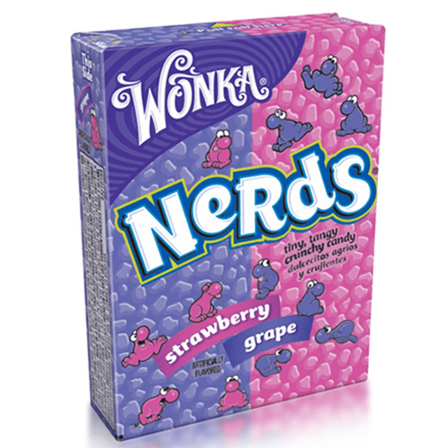 Wonka Nerds Strawberry & Grape - ATACADO 6X - Importado USA