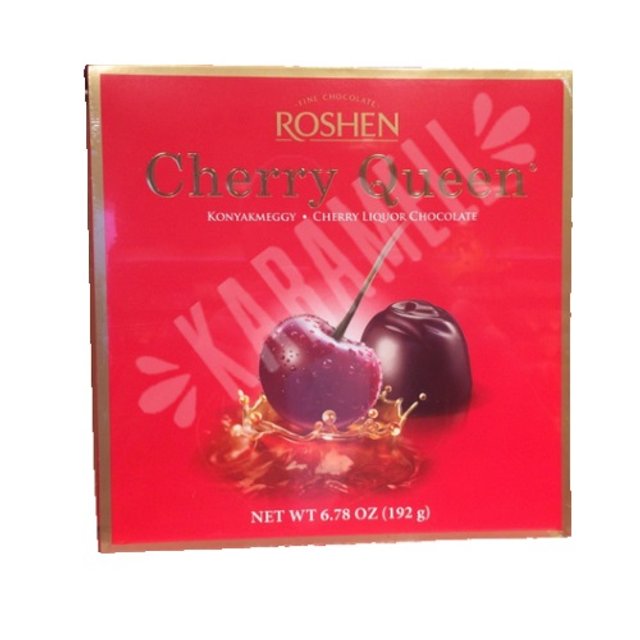 Bombons Finos Cherry Queen da Roshen - Importado da Hungria