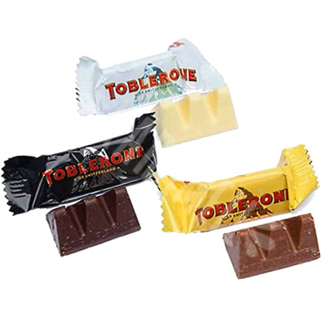 Kit 3 Minis Toblerones - Milk & Dark & White - Suiça
