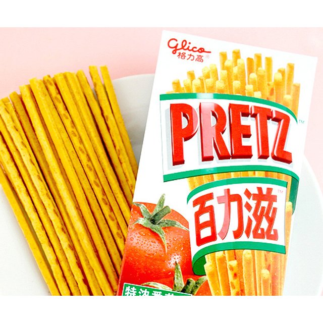 Guloseimas Importadas do Japão - Glico Tomato Pretz - 60g