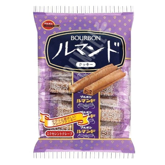 Biscoito Folhado Coberto Lumonde Cookie - Bourbon - Importado Japão