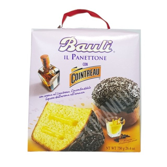 Bolo Premium Cointreau com cobertura de chocolate - Bauli - Importado Itália
