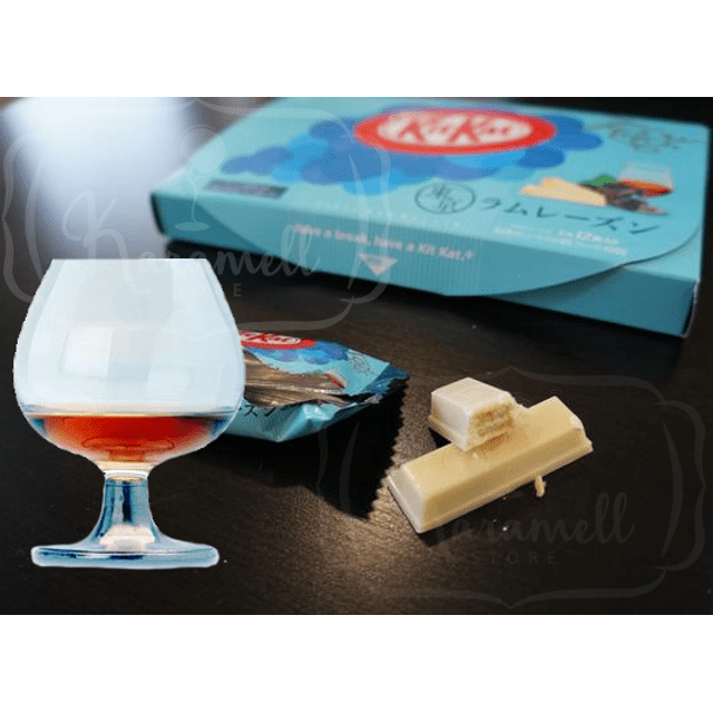 Kit Kat Rum Raisin - Chocolate e Passas ao Rum - Edição Limitada - Importado do Japão