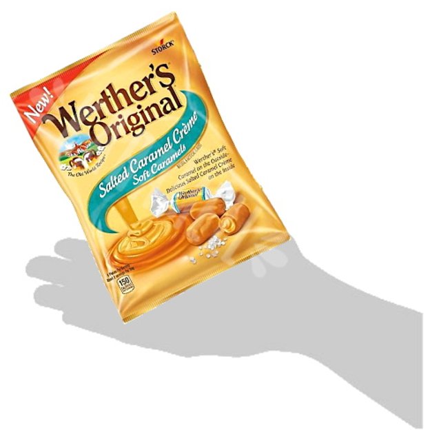 Balas Werther's Original Salted Soft Caramel Crème - Importado EUA