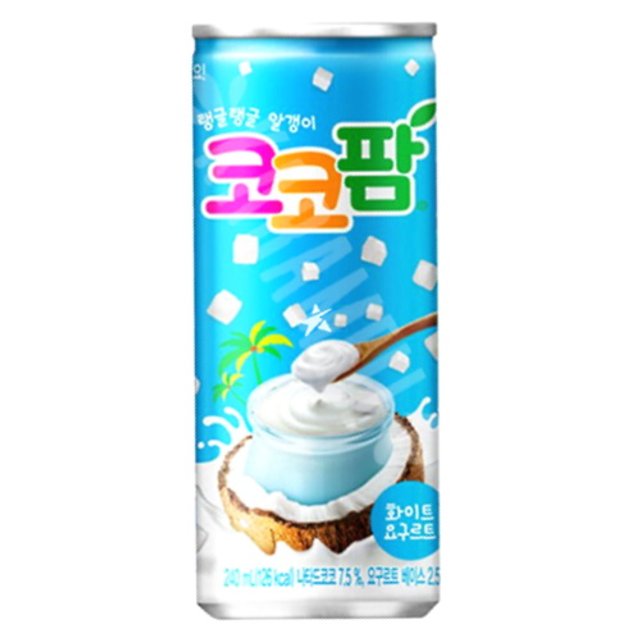 Suco Coco Palm White Yoghurt - Haitai - Importado Coreia 
