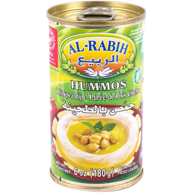 Al Rabih Hummos - Homus - Pasta de Grão de Bico - Importado do Líbano