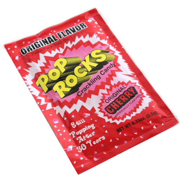 Pop Rocks Original Cherry - Balas Explosivas Sabor Cereja - Importado dos EUA