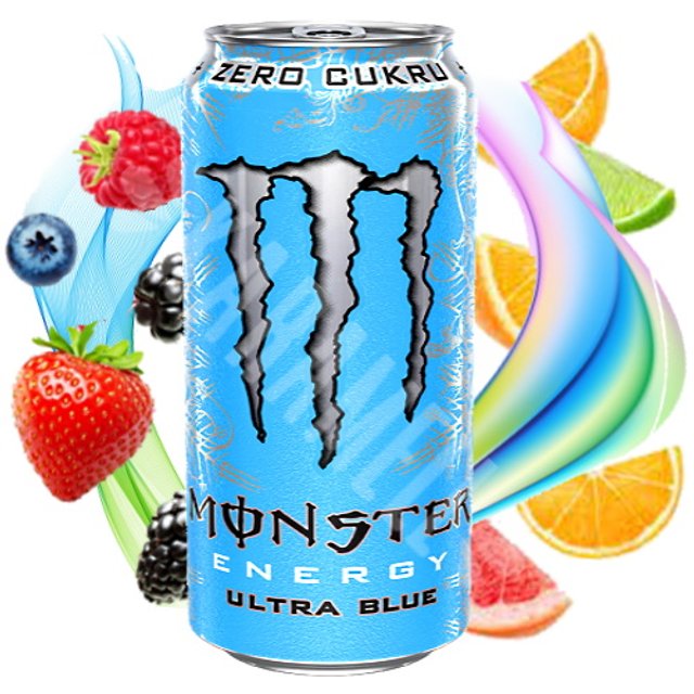 Bebida Monster Energy Edição Ultra Blue Zero Sugar - Importado Irlanda