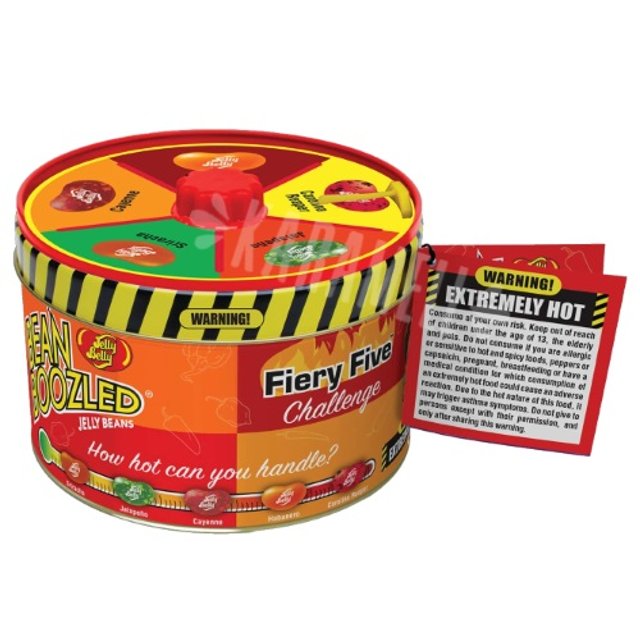 Desafio Roleta Spinner Fiery Bean Boozled - Jelly Belly - EUA
