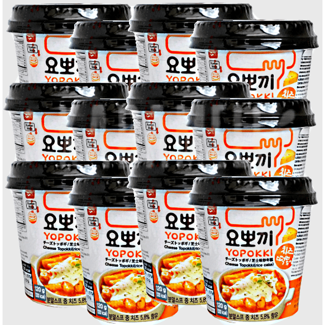 YopoKki Cheese - ATACADO 12X - Importado Coréia