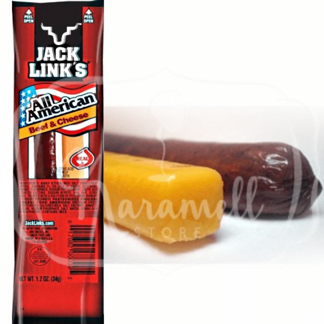 Jack Link's Tira Defumada Carne Queijo Beef And Cheese - ATACADO 6X - USA