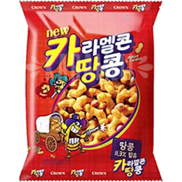 Salgadinho de Amendoim com Caramelo - Importado da Coréia