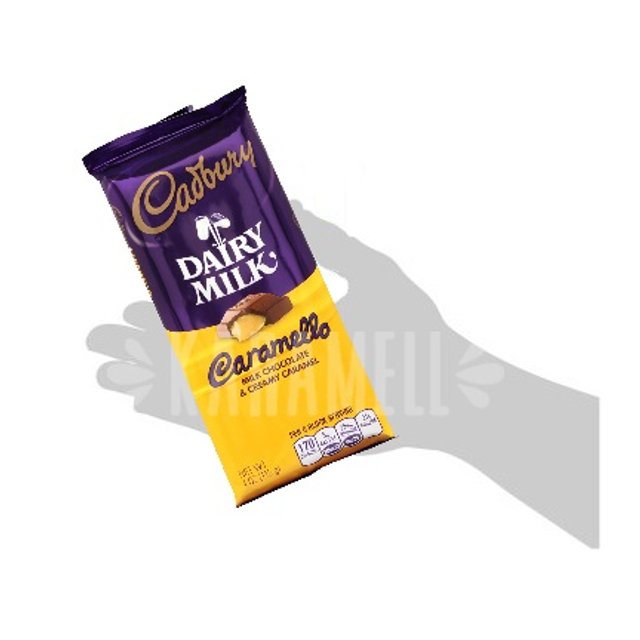 Chocolate Cadbury Dairy Milk Caramello - Importado EUA