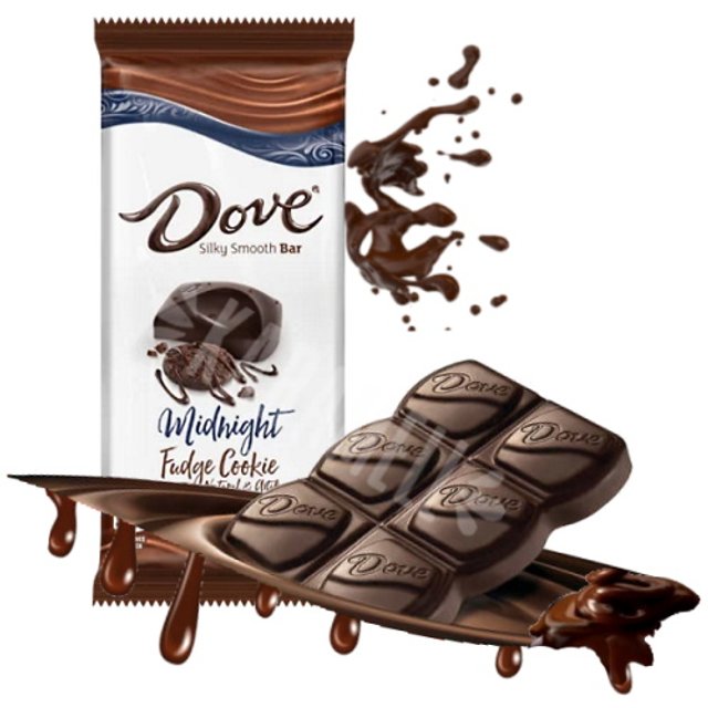 Midnight Fudge Cookie Silky Smooth Dove Importado EUA Karamell Store