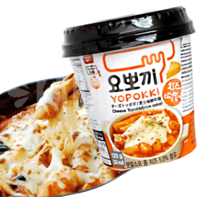 YopoKki Cheese - ATACADO 6X - Importado Coréia