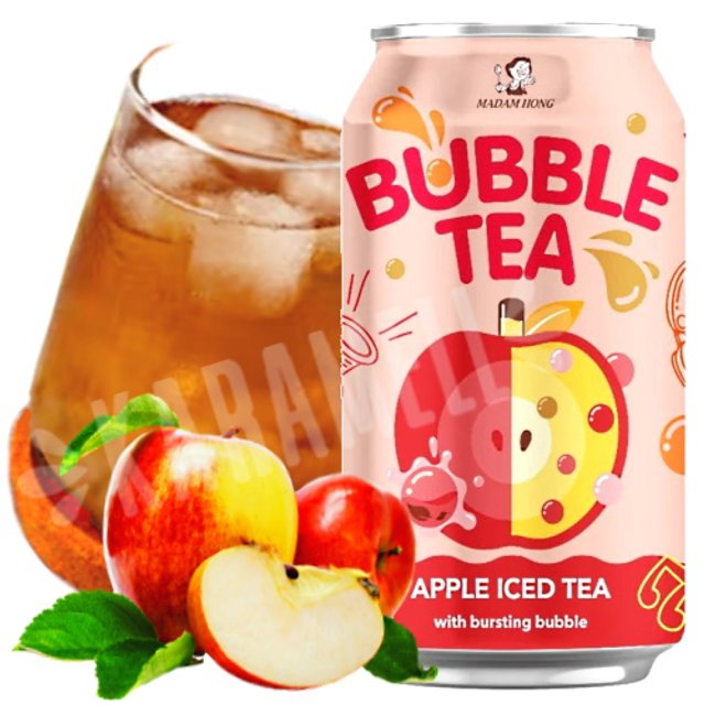 Chá Bubble Tea Apple Iced Tea Madam Hong - Importado