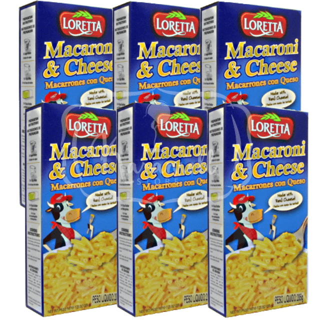 Macarrão Loretta Macaroni & Cheese - ATACADO 6X - Importado USA