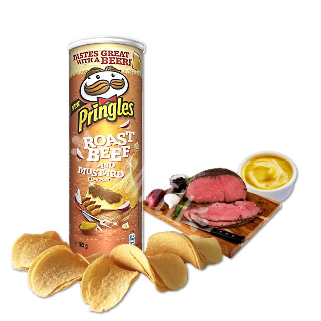 Batata Pringles Roast Beef & Mustard - Importado EUA