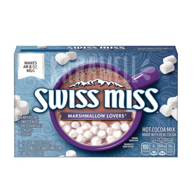 Cacau em Pó com Marshmallows Lovers - Swiss Miss - EUA