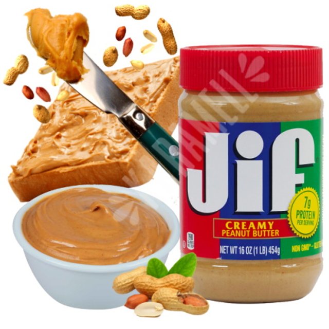Creamy Peanut Butter - Jif Manteiga de Amendoim - Importado EUA