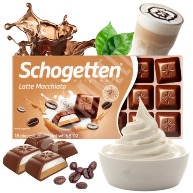 Chocolate Schogetten Latte Macchiato - Importado Alemanha