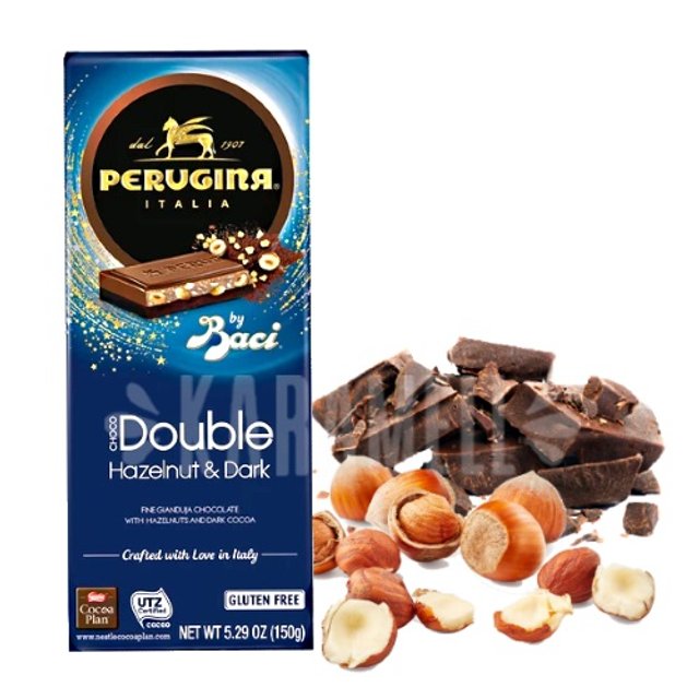 Chocolate Double com Avelas Caramelizadas - Perugina - Itália