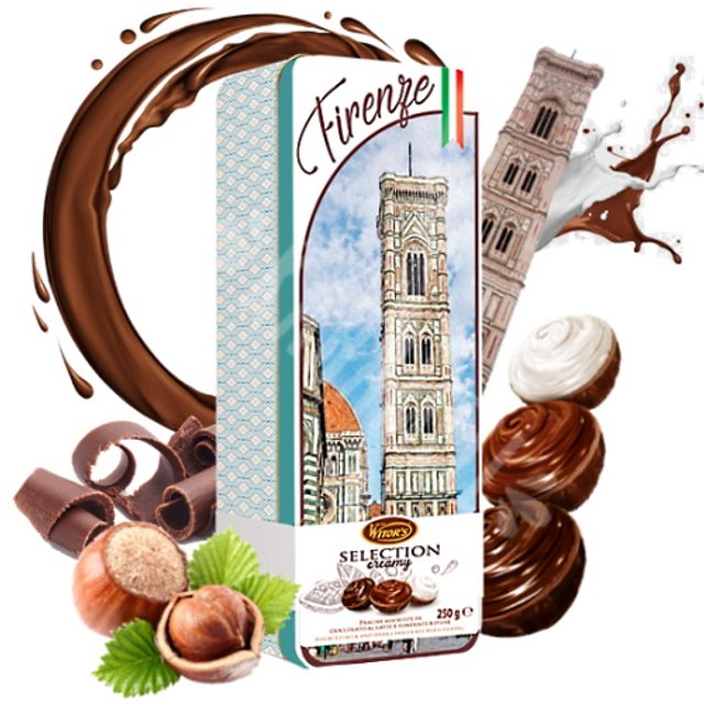 Bombons Torri D'Italia Selection Creamy Firenze - Witor's - Itália