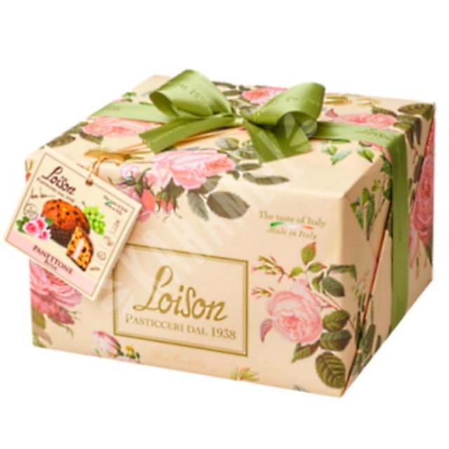 Bolo Premium Panetone Loison Pasticceri - Rosa Frutta & Fiori - Itália