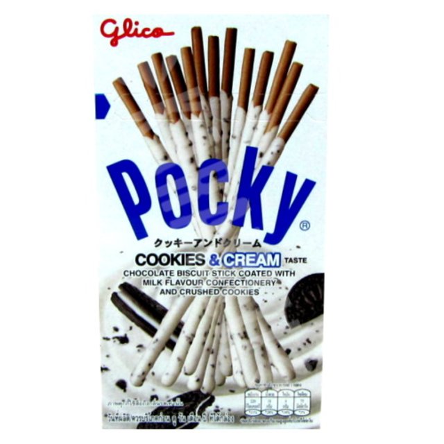Palito de Chocolate Pocky Cookies Cream - Glico - Importado Tailândia