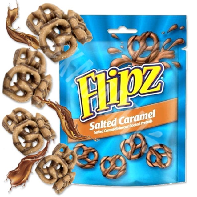 Pretzels Chocolate & Salted Caramel - Flipz - Importado Inglaterra
