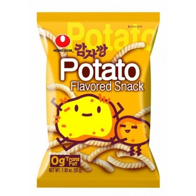 Salgadinhos Nongshim Potato Flavored Snack - ATACADO 6X - Impotado