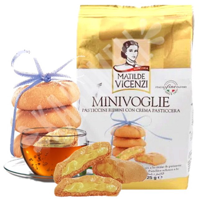 Biscoito Fino Recheado - MiniVoGlie Matilde Vicenzi - Importado Itália