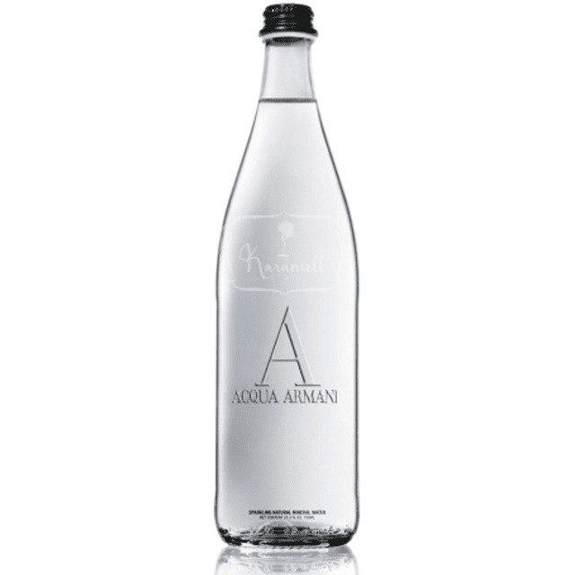 Armani Acqua - Água Mineral de Giorgio Armani - Com Gás - Importado Itália 750ml