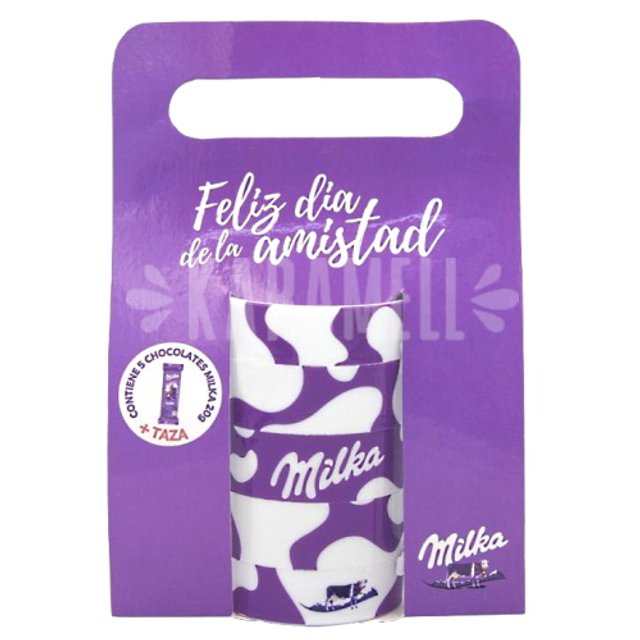 Caneca Milka com Barrinhas Chocolate ao Leite - Importado Argentina