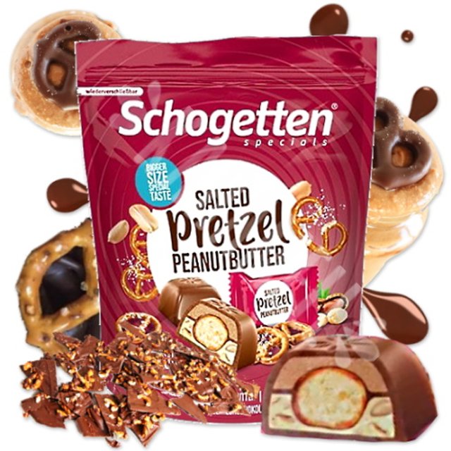Chocolate Salted Pretzel Peanut Butter - Schogetten - Alemanha