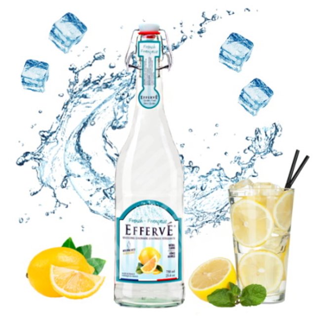 Água Com Gás Saborizada Sparkling Lemonade - Effervé - França