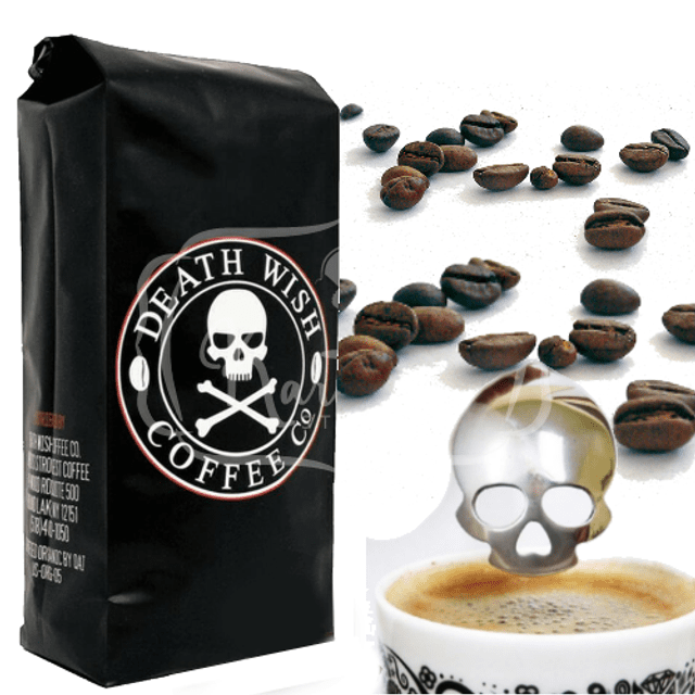 Café em Grãos * Death Wish * O mais forte do mundo - Whole Bean Coffee - 454 gramas
