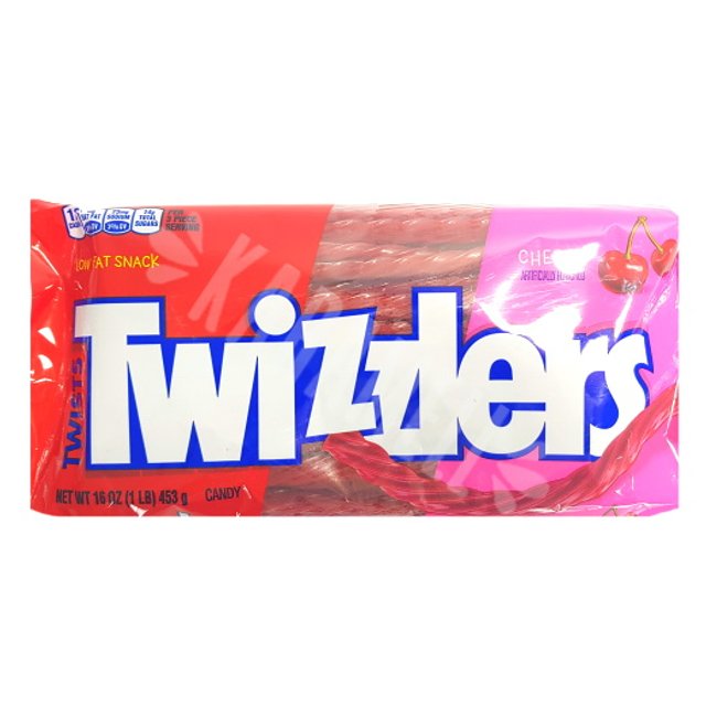 Twizzlers Twists Cherry 453g - Cereja - Importado EUA