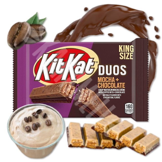  Kit Kat Duos Mocha Chocolate Crisp Wafers - Importado EUA