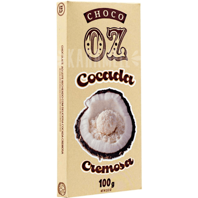 Chocolate ao leite Cocada Cremosa - Choco Oz