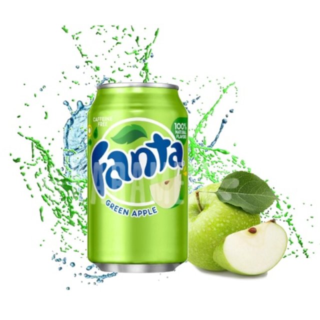 Fanta Green Apple - Refrigerante sabor Maça Verde - Importado EUA