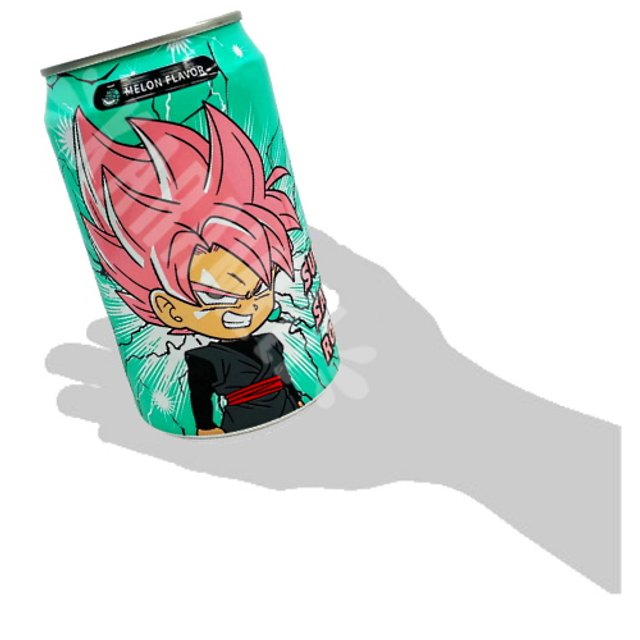 Refrigerante Dragon Ball Super Saiyan Rosé - Sabor Melão - Importado